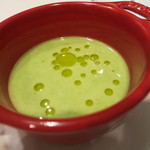 Convivio - 26年5月　グリーンピースのスープ