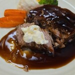 キッチン ブルー グローブ - ポテサラを添えて