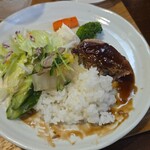 キッチン ブルー グローブ - 最後のワンプレート