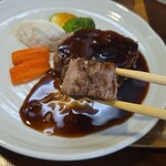 キッチン ブルー グローブ - ふた切れ目