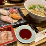 がんこ - 本まぐろ、鯛、黒瀬ぶり、サーモン