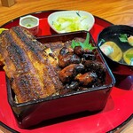 炭焼うな富士 - 肝入り上うな重