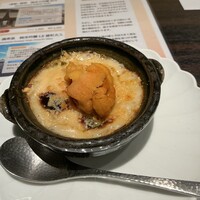 鮨 やまけん 銀座店 - ウニとエビのグラタン