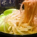 らあめん花月嵐 - 麺は細麺