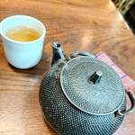 利久庵 - 蕎麦湯と蕎麦茶