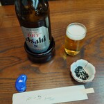 利久庵 - アサヒビール大瓶
