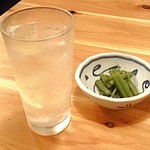 酒菜と炭 てりや - レモンサワー＆お通し