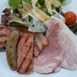 くんぺる - ジャンボンブランとソーセージのグリル　1628円