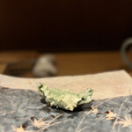 天ぷら 川原崎 - うにと大葉