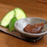 桶家乃隠居 - ゆず味噌きゅうり
