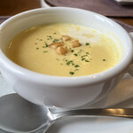 レストラン夕凪亭 - コーンクリームスープ