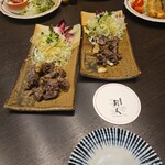 小料理屋 おく - ずりのにんにく炒め(*‘ω‘ *)