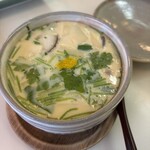 割烹蒲焼 わかな - うわー、茶碗蒸し。とっても美味しかったです。