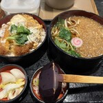 更科 - カツ丼セット(1,100円)