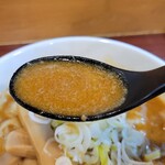 超多加水純手打ち麺 仁しむら - スープ