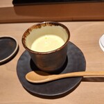 鮨 にしむら - 河豚の白子の茶碗蒸し