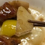 東天閣 -  千し梅黒酢酢豚[千梅糖黒醋肉]
      くわい