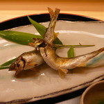味 ふくしま - 稚鮎の塩焼き