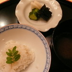 味 ふくしま - お食事はさっぱりと新生姜のご飯