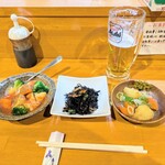 はな花 - 鶏ケチャップ煮、ひじき、肉じゃが