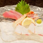 海鮮割烹 朝日 - 刺身の盛り合わせ②