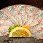 海鮮割烹 朝日 - しゃぶしゃぶ用カンパチ