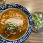 斗香庵 OJIMA - 中華蕎麦、鯖ラー油、ネギ増し