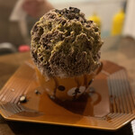 氷屋 まゆたいむ - ブラックピスタチオ