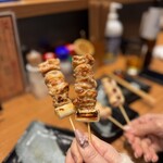 炭火焼き鳥と博多もつ鍋 ながれ 錦本店 - 