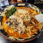 北海道らーめん みそ熊 - トッピング後