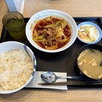 松屋 - 水煮牛肉～四川風牛肉唐辛子煮込み～ ライス大盛