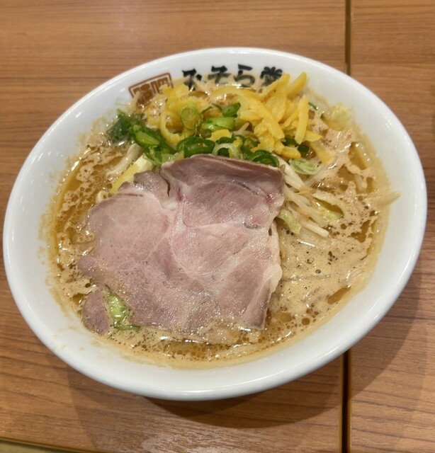 純米濃厚味噌ラーメン みそら堂 ベルモール店 - 宇都宮大学陽東