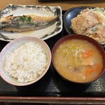 武屋食堂 - 肉ランチ　何とサバ西京＋唐揚げでVOL満点