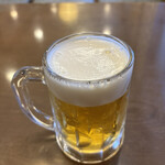 弘法の里湯 食事処 - ドリンク写真:生ビールで乾杯♪('25/01/08)