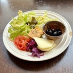 バルバルキッチンアメリ - 毎度お馴染みランチサラダ