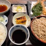 そば処 赤星 - 料理写真:赤星そば定食 1,100円