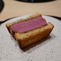 銀座 ちかみつ 並木通り - 特選ヒレブリオッシュカツサンド