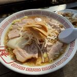 親ゆづりの味 - チャーシューメン　1150円　+　大盛り　180円　+　もち　150円