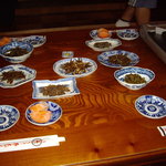 みなとや旅館 - 翌朝の朝食の全景（これが4人前）