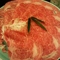 人形町今半 上野広小路店 - 扇・上・すきやき肉