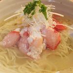華珍園 - 夏季限定メニュー「カニとトマトの塩味冷麺」