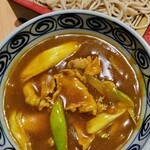 上むら - カレー南ばん蕎麦(冷)