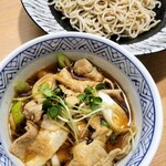 上むら - 三元豚肉南蛮蕎麦(冷)