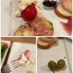 ビストロ パンダ - マグロとアボカドのブルスケッタ

アンチョビオリーブと
いちご(あまおう)とブラータチーズが
クリスマスカラーで素敵♡(  ´艸`)