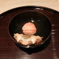 肉屋 田中 - 津居山の香箱蟹のまんじゅうのお椀