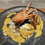 八重洲 steak & seafood 鉄板焼き 一心 - 活け伊勢海老の鉄板焼き