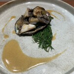 八重洲 steak & seafood 鉄板焼き 一心 - 活け鮑の鉄板焼き