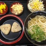 人力うどん - うどんセット４６０円