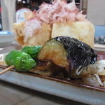 中村屋 - 茄子にししとうも