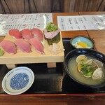 青空酒場 まぐろの気晴れ屋 - 本まぐろ握り寿司定食